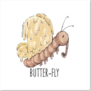 BUTTER-FLY Posters and Art